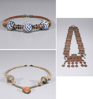 Group of Three Middle Eastern Necklaces
