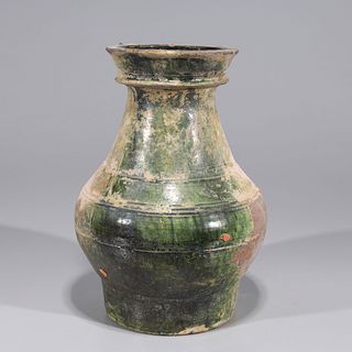 Chinese Green Glazed Han Dynasty Vase