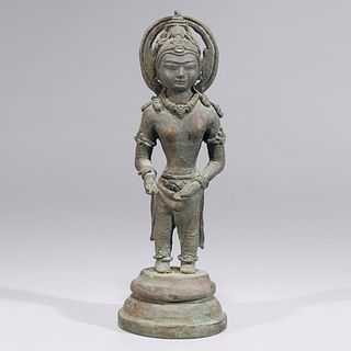 Antique Bronze Indian Statue