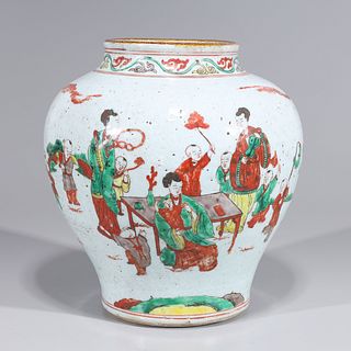 Chinese Ceramic Wucai Vase