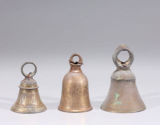 Group of Three Antique Indian Bells