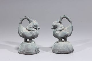 Antique Indian Bronze Opium Weights