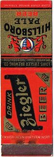 1941 Ziegler/Hillsboro Pale Beer 115mm long WI-ZIEG-4 No Advertising