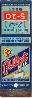 1939 Pilot Beer/5-20 Beer 115mm long WI-ZIEG-3 Self-Advertising