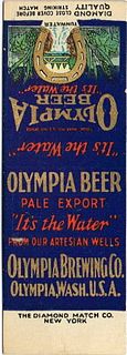 1934 Olympia Beer (sample) 115mm long WA-OLY-1 