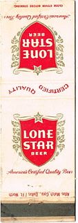 1961 Lone Star Beer 113mm long TX-LS-18 New Glass Can
