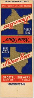1935 Shiner Beer (sample) 115mm long TX-SHINER-2 