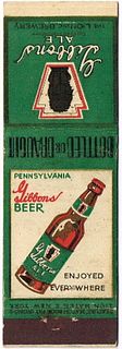 1933 Gibbons Beer 115mm long PA-GIBBONS-1 Crawford Beverage Co 129 Canal Street Providence Rhode Island