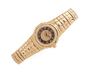 PIAGET 18K Gold and Diamond 'Tanagra' Wristwatch