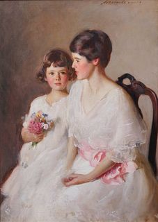 ADELAIDE COLE CHASE, (American, 1868-1944), The Two Alices