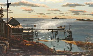 STEPHEN MORGAN ETNIER, (American, 1903-1984), Autumn Sun, 1959