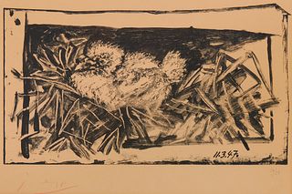 PABLO PICASSO, (Spanish, 1881-1973), Pigeonneau dans son nid (M. 71, B. 427), 1947