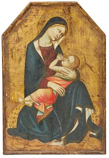 After LIPPO MEMMI, (Italian, ca. 1291-1356), Madonna and Child