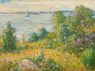 CHARLES JAY TAYLOR, (American, 1855-1929), Boothbay Harbor, Maine, 1914