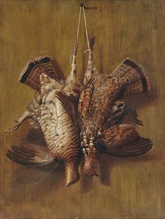 RICHARD LABARRE GOODWIN, (American, 1840-1910), Hanging Grouse