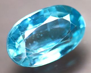 BLUE ZIRCON - 3.78 Cts - CAMBODIA