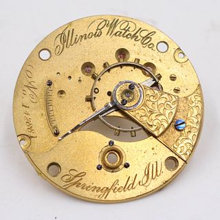 1875 Illinois Watch Company Movement Plates Pin