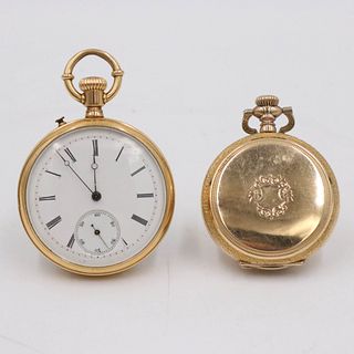 Group of two Antique Pocket Watches, Elgin