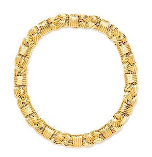 * An 18 Karat Yellow Gold Necklace, Chaavae, 107.93 dwts.