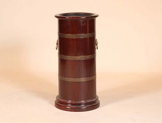 Georgian Style Tole-Lined Umbrella Stand