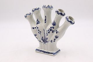 Rare Delftware "Finger Vase"