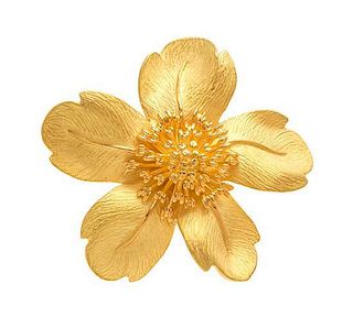 An 18 Karat Yellow Gold Brooch, Tiffany & Co., 19.90 dwts.