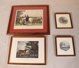 Four Framed Equestrian Prints