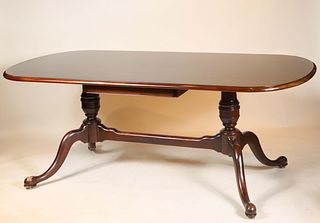 George II Style Mahogany Library Table
