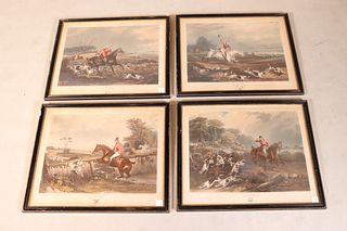 Four Hunting Prints After Francis Calcraft Turner