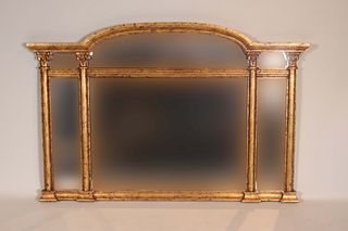 Neoclassical Style Giltwood Overmantel Mirror
