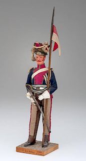French Napoleonic Eclaireur Uniformed Figure by Charles Sandre 