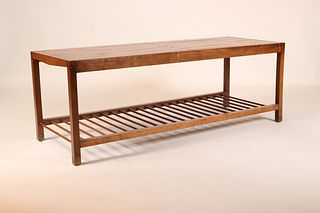 Baker Furniture Teak Extension Low Table
