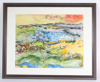Jehudith Sobel, Watercolor Landscape