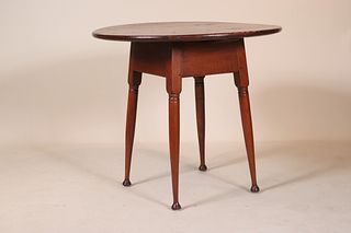 Queen Anne Pine and Maple Tavern Table