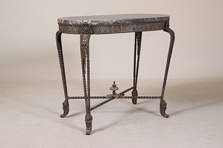 Neoclassical Style Marble Top Gueridon