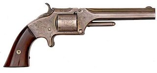 Factory-Engraved S&W Model 2 Army, aka Model 2 Old Model Revolver 