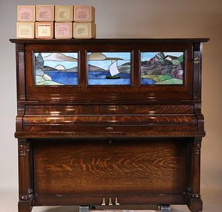 Vintage Coin-Operated Nickelodeon Player Piano