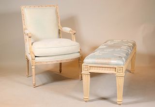Sherrill Furniture Louis XVI Style Fauteuil