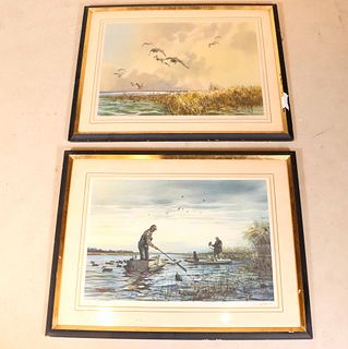Two Framed Sporting Prints
