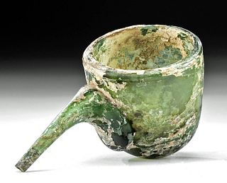 Roman Glass Bowl w/ Funnel Baby Feeder