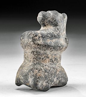 Colima Stone Dog & Bear Mace Head