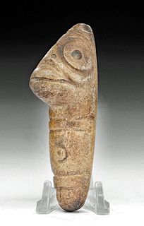 Taino Stone Zemi Pendant - Unusual Form