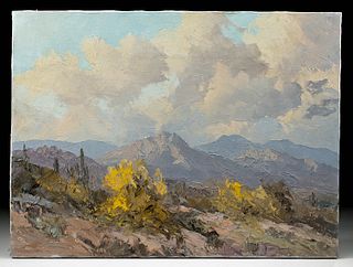 20th C. Bill Freeman Painting - Southwest Landscape