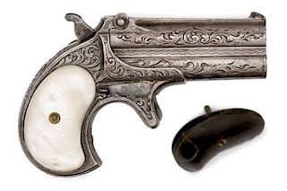 Remington Factory Engraved Double-Barrel Derringer 