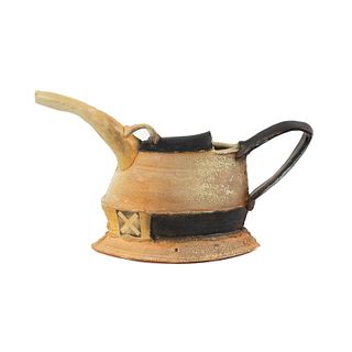 SIU Carbondale Art Pottery Iron Form Teapot