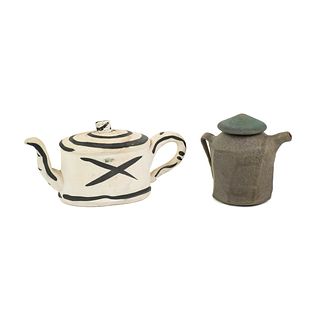 Group of 2 SIU Carbondale Teapots