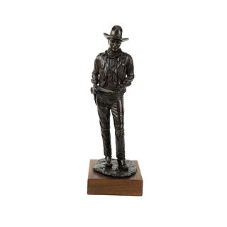 Gerson Frank Signed Bronze Cowboy Sculpture - 3/30