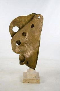 Late 20th C Eve Herring "Wings" Abstract Bronze