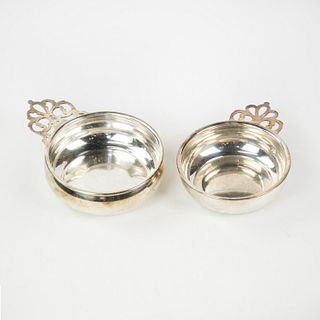 Grouping of Two Sterling Silver Porridgers