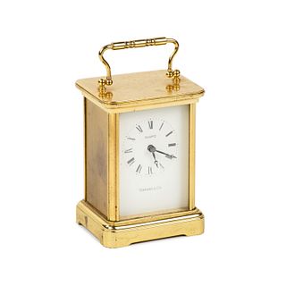 Tiffany and Co. Brass Carriage Clock